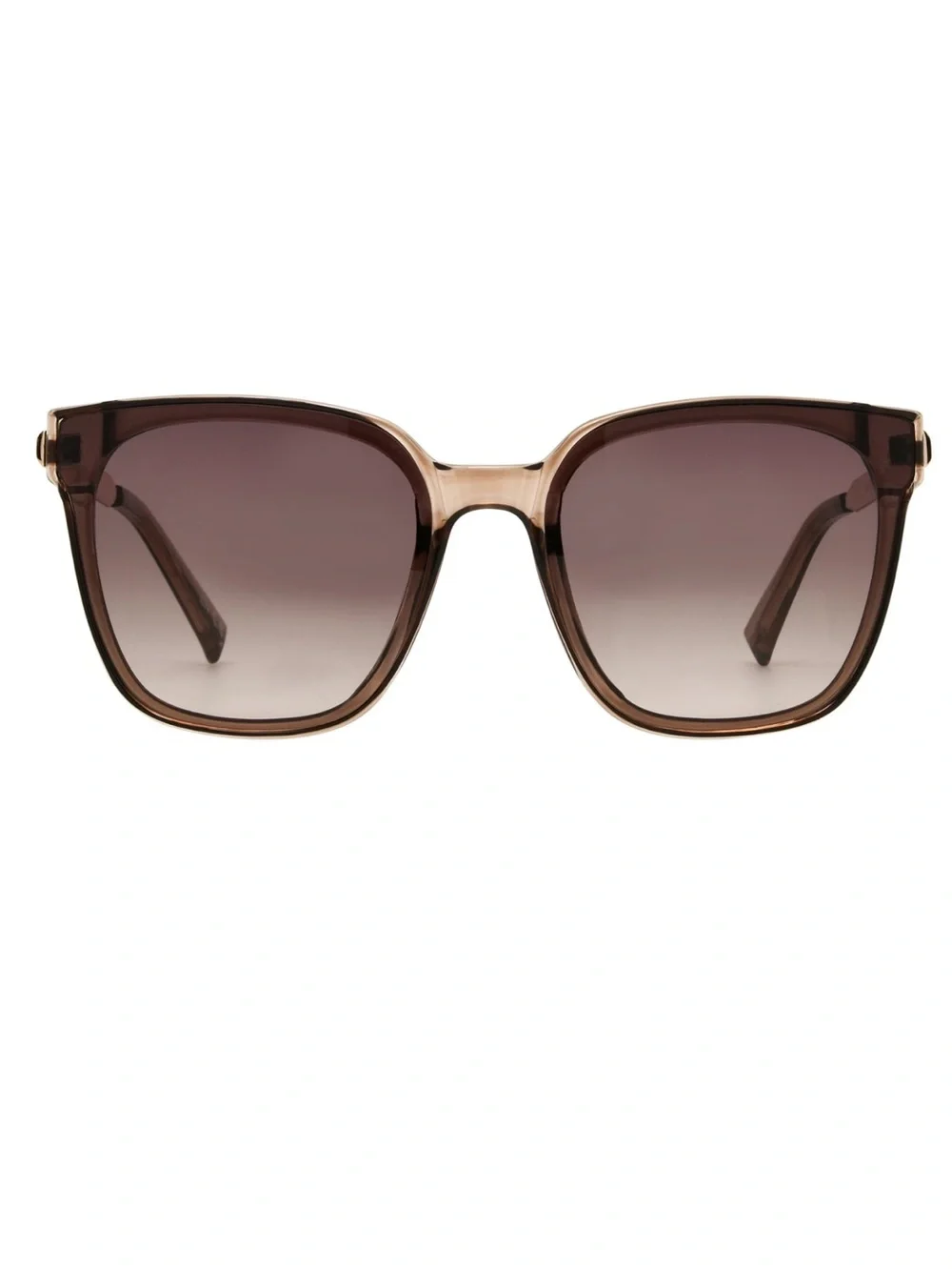 Foster Grant Women’s Rectangle Smoke Grey Fashion Sunglasses NWOT